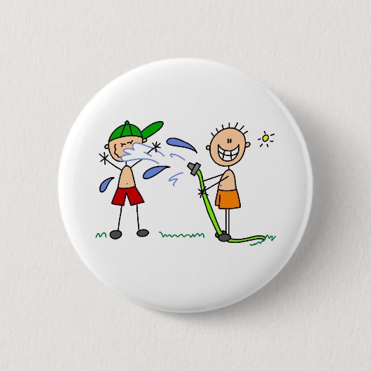 Sommer Schlauch Kampf Knopf Button (Vorderseite)