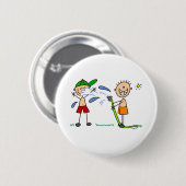 Sommer Schlauch Kampf Knopf Button (Vorne & Hinten)