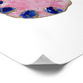 Sommer Schmetterling Druck Poster (Ecke)