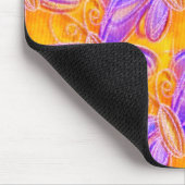 Sommer-Schmetterlinge hell Mousepad (Ecke)
