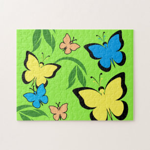 Sommer-Schmetterlinge-Puzzles Puzzle