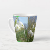 Sommer-Schneeflocken & Blue Sky Latte Tasse (Linke Ecke)
