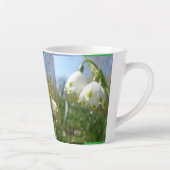 Sommer-Schneeflocken & Blue Sky Latte Tasse (Rechts)