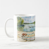 Sommer See Serenität Kaffeetasse (Links)