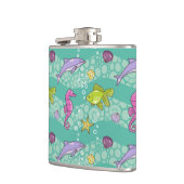 Sommer-Seemuster Flachmann (Links)