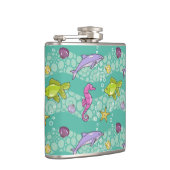 Sommer-Seemuster Flachmann (Rechts)