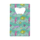 Sommer-Seemuster Geldkarten Flaschenöffner (Rückseite)