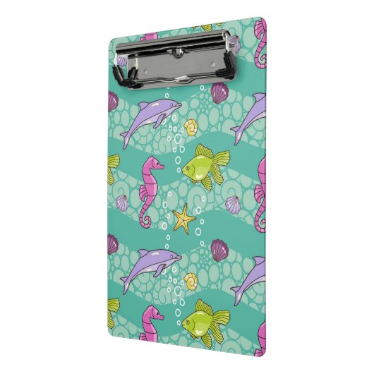 Sommer-Seemuster Mini Klemmbrett (Gewinkelt2)