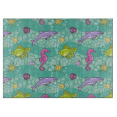 Sommer-Seemuster Schneidebrett (Vorderseite)