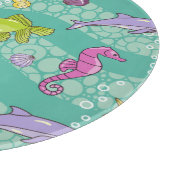 Sommer-Seemuster Schneidebrett (Ecke)