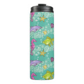 Sommer-Seemuster Thermosbecher (Vorderseite)