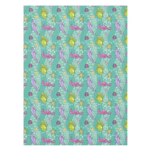 Sommer-Seemuster Tischdecke (Vorderseite)