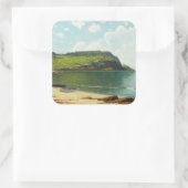 Sommer-Segeln Quadratischer Aufkleber (Tasche)