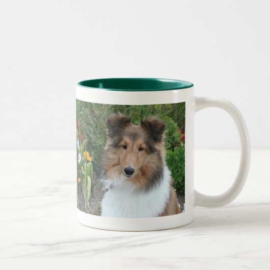 Sommer Sheltie Tasse (Rechts)