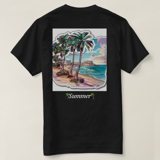 Sommer-Shirts T-Shirt (Design Rückseite)