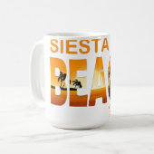 Sommer-Siesta-Schlüssel-Florida Kaffeetasse (Vorderseite Links)