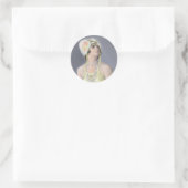 Sommer Sirene Kreis Aufkleber (Tasche)