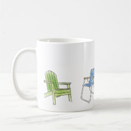 Sommer-Sitz-Fun-Tasse Kaffeetasse