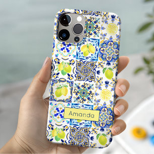 Sommer-Sizilianisch-Amalfi-Mittelmeer-Majolika Case-Mate iPhone Hülle