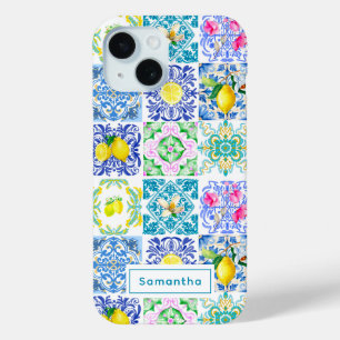Sommer sizilianische bunt azulejo Amalfi Mediterra Case-Mate iPhone Hülle