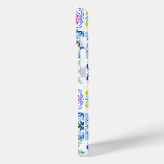 Sommer sizilianische bunt azulejo Amalfi Mediterra Case-Mate iPhone Hülle (Rückseite / Links)