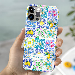 Sommer sizilianische bunt azulejo Amalfi Mediterra Case-Mate iPhone Hülle