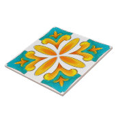 Sommer, sizilianische Fliesen, Majolika, Keramik F Fliese (Seite)