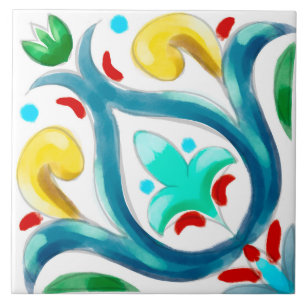 Sommer, sizilianische Fliesen, Majolika, Keramik F Fliese