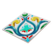 Sommer, sizilianische Fliesen, Majolika, Keramik F Fliese (Seite)