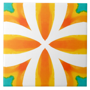 Sommer, sizilianische Fliesen, Majolika, Keramik F Fliese