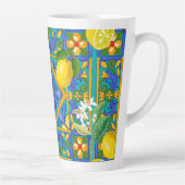 Sommer ,sizilianische Fliesen,Zitrusfrüchte,Orange Milchtasse (Rechts)