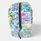 Sommer sizilianische Zitrusfrüchte Mittelmeer Azul Waschbeutel (Rechts)