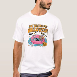 Sommer-Skelett sehnt sich nach Halloween T-Shirt