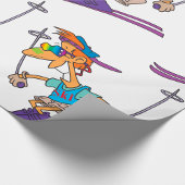 Sommer Skifahrer Geschenkpapier