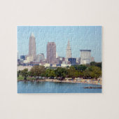 Sommer-Skyline-Puzzlespiel Clevelands, Ohio Puzzle (Horizontal)