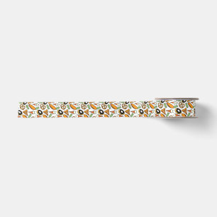 Sommer Snacks Nahtlose Muster Geschenk Wrapper Ban Satinband