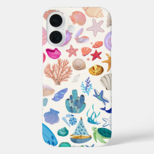 Sommer-Sommersonnengradient-Handyhülle aus Muschel iPhone 16 Hülle