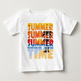 Sommer Sommerzeit! Baby T-shirt