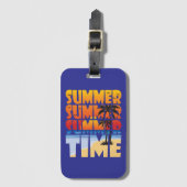 Sommer Sommerzeit! Gepäckanhänger (Vorderseite Vertikal)