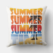 Sommer Sommerzeit! Kissen (Rückseite)
