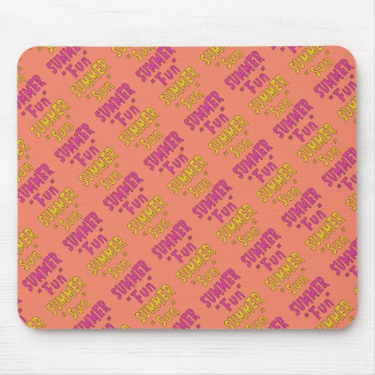 Sommer Sonne Sommer Spaß Mousepad (Vorne)