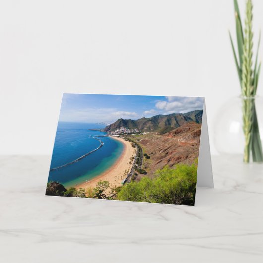 Sommer-Sonne-Strand-Spanien Einladung (Vorderseite)