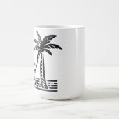 Sommer Sonne und Meer - "SALUDOS" - Palmendekor Kaffeetasse (Mittel)