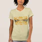 Sommer Sonne und Meer - Saludos - Palmendekor T-Shirt (Vorderseite)