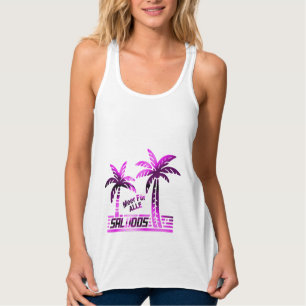 Sommer Sonne und Meer - Saludos - Palmendekor Tank Top