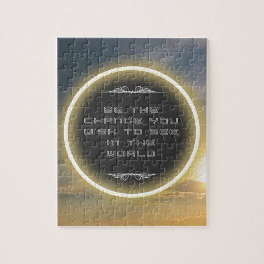 Sommer-Sonne-Zitat Puzzle (Vertikal)