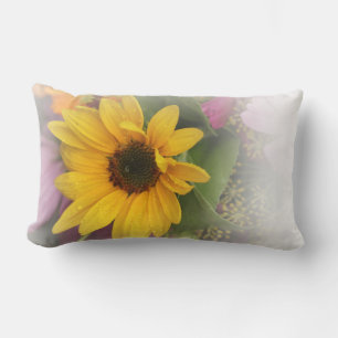 Sommer Sonnenblume Blume Flora Blumen Kissen