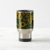 Sommer-Sonnenblume-Duschen-Pendler-Tasse Reisebecher (Mittel)