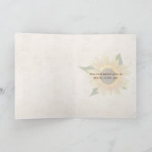 Sommer-Sonnenblumegeburtstag Karte (Innenseite)