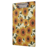 Sommer Sonnenblumen Klemmbrett (Links)